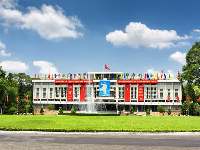 REUNIFICATION PALACE Reunification Palace served as home to South Vietnam’s president during the American War and those exploring the grand structure today can step back in time to the days before Saigon fell in 1975. The formal rooms above ground and military bunkers in the basement remaining unaltered.